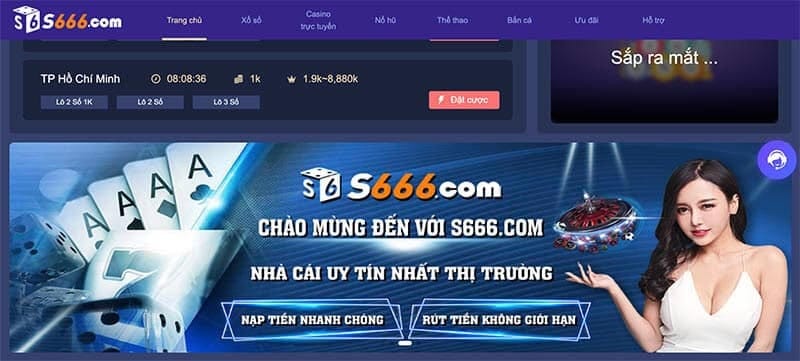 S666 là nhà cái uy tín,chất lượng nhất thị trường game Việt Nam